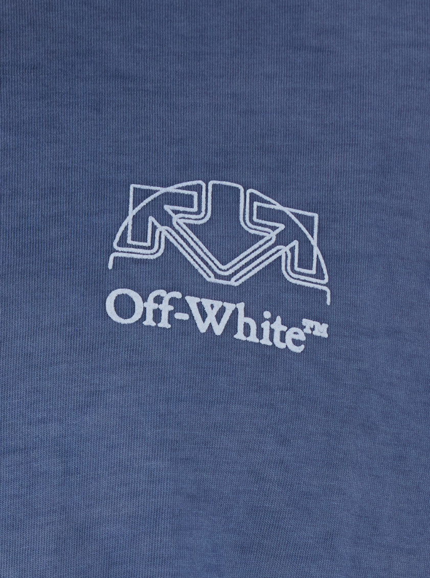 Blue Crew Neck T-Shirt 3