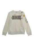 Boys White Graphic Sweatshirt 1