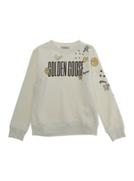 Boys White Graphic Sweatshirt 1