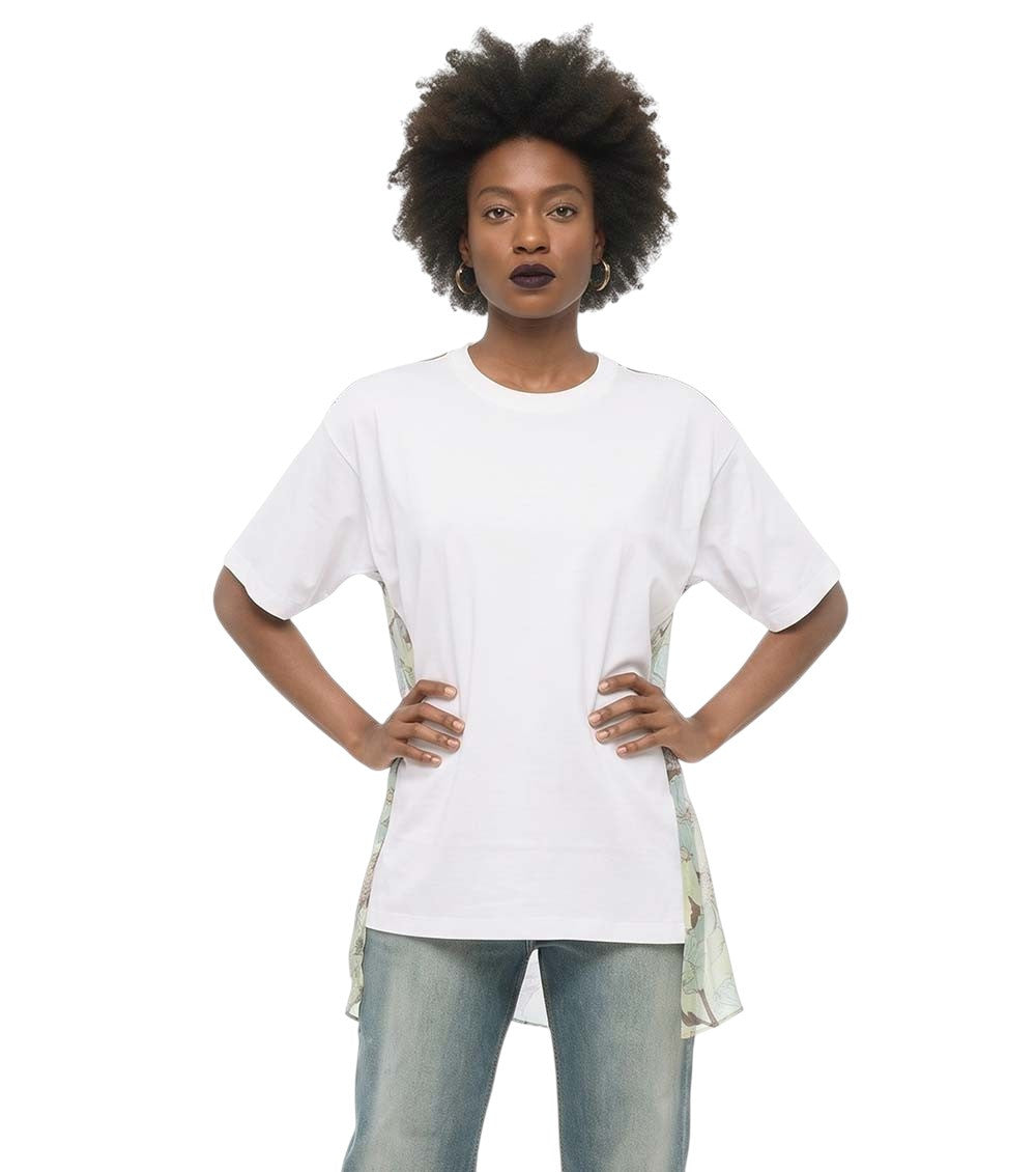White Crew Neck T-Shirt 1