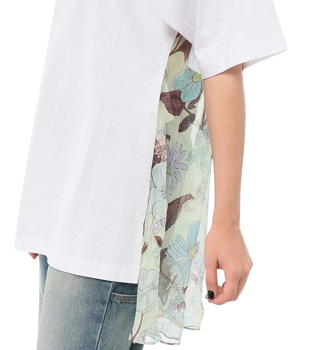 White Crew Neck T-Shirt 3
