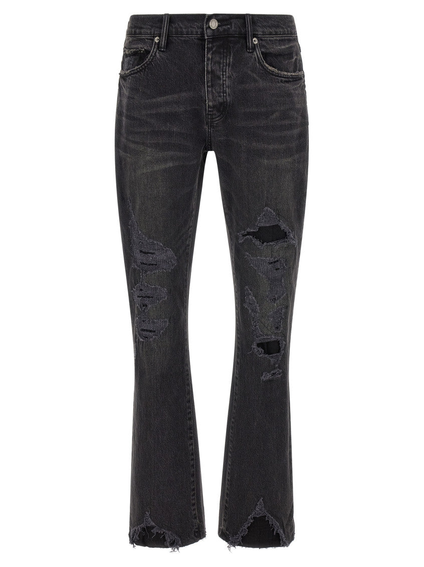 Black Mid Rise Jeans 1