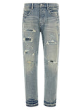 Indigo Blue Tapered Jeans 1