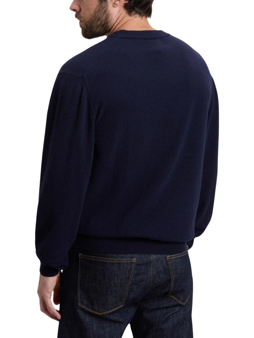 Blue Crew Neck Sweater 3