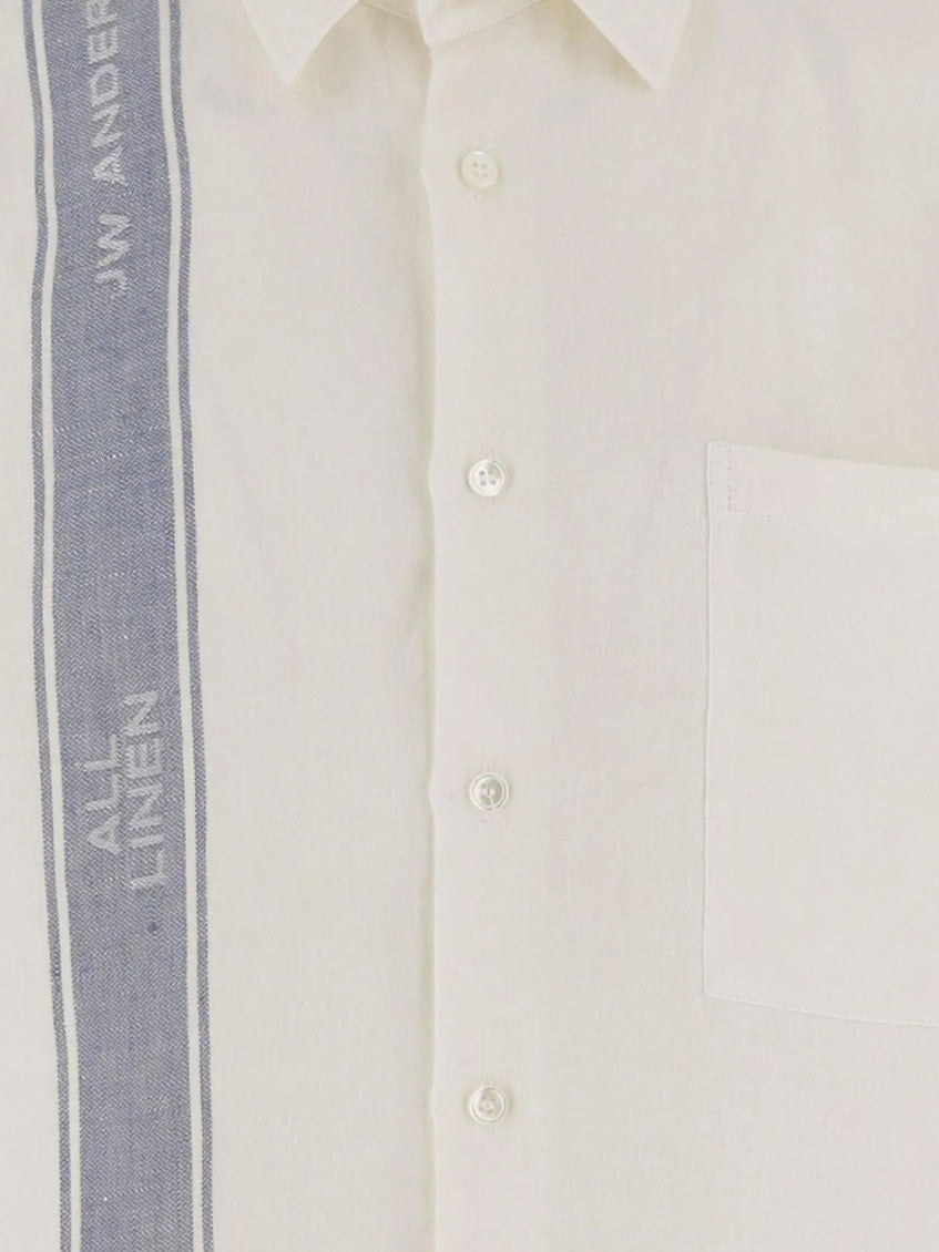 White Regular Striped Shirt 3