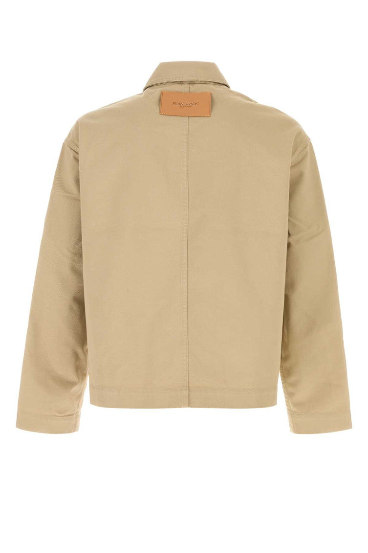 Beige Shirt Collar Jacket 2
