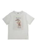 Boys White Graphic T-Shirt 1