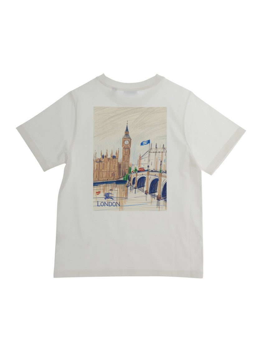 Boys White Graphic T-Shirt 2