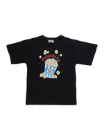 Boys Black Graphic T-Shirt 1