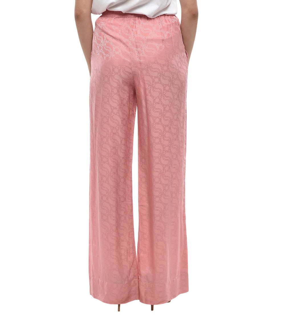 Pink Relaxed Drawstring Pants 2