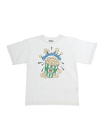 Boys White Printed T-Shirt 1