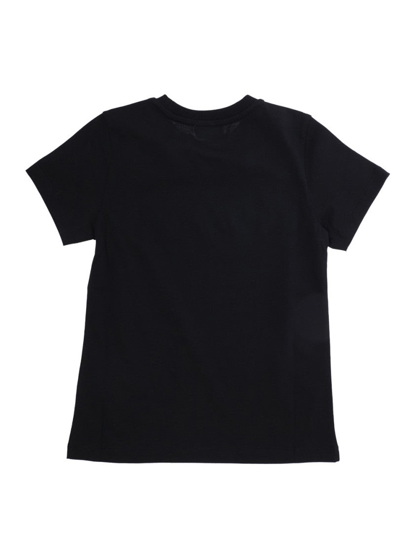 Boys Black Printed T-Shirt 2