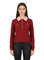 Red Shirt Collar Polo 1
