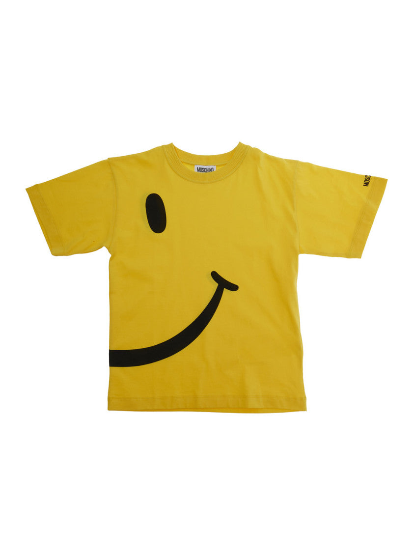 Girls Yellow Printed T-Shirt 1