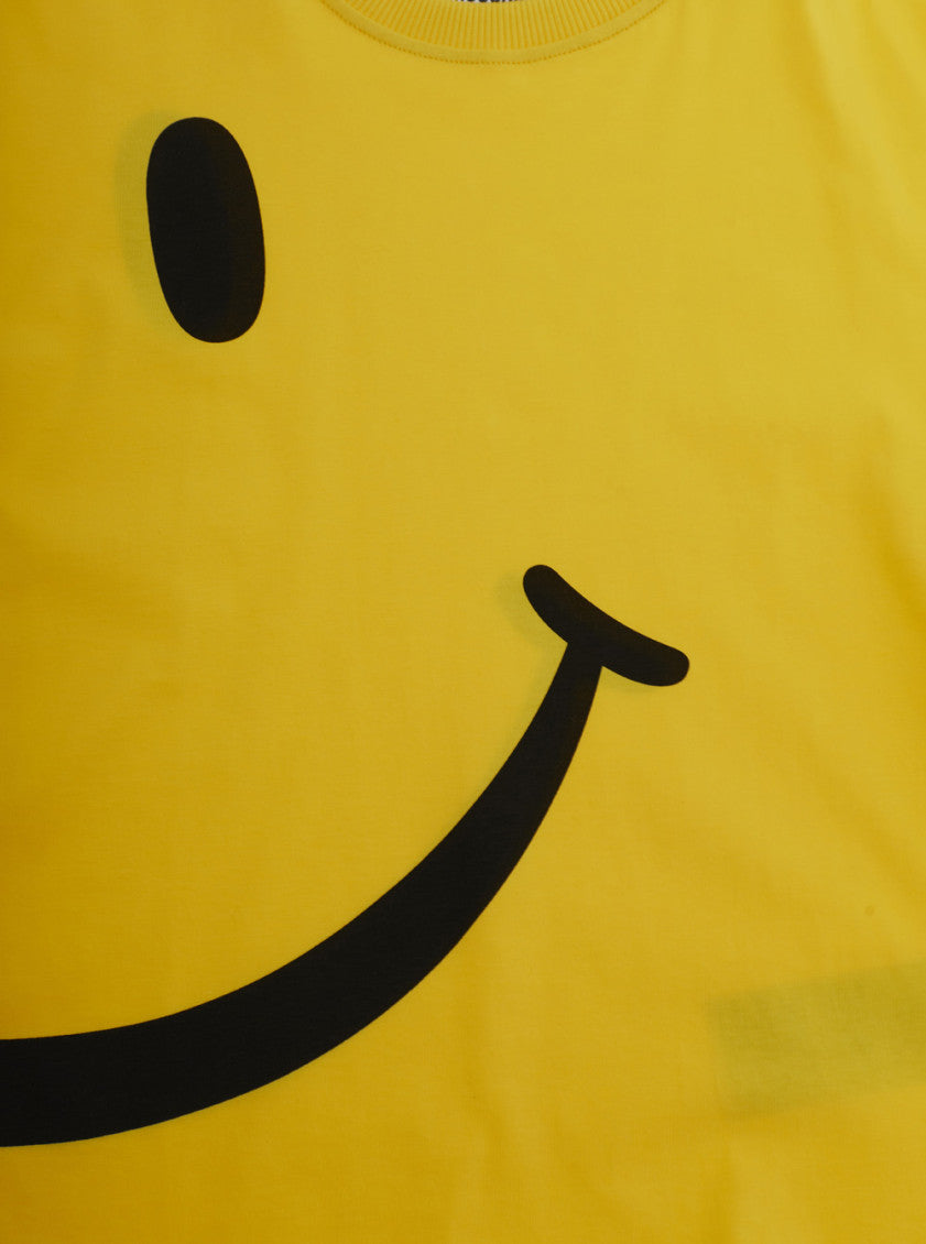 Girls Yellow Printed T-Shirt 3