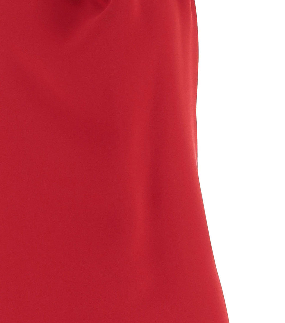 Red Halter Neck Mini Dress 3
