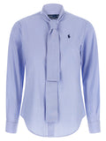 Blue Slim Logo Shirt 1