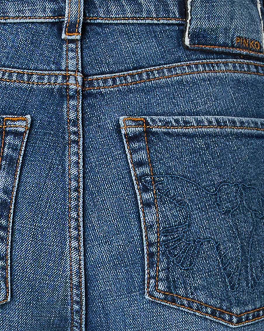 Blue Slim High Rise Jeans 3