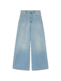 Blue Flared High Rise Jeans 1