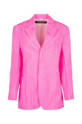 Fuchsia Single Breasted Blazer 1