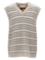 Grey V Neck Sweater 1