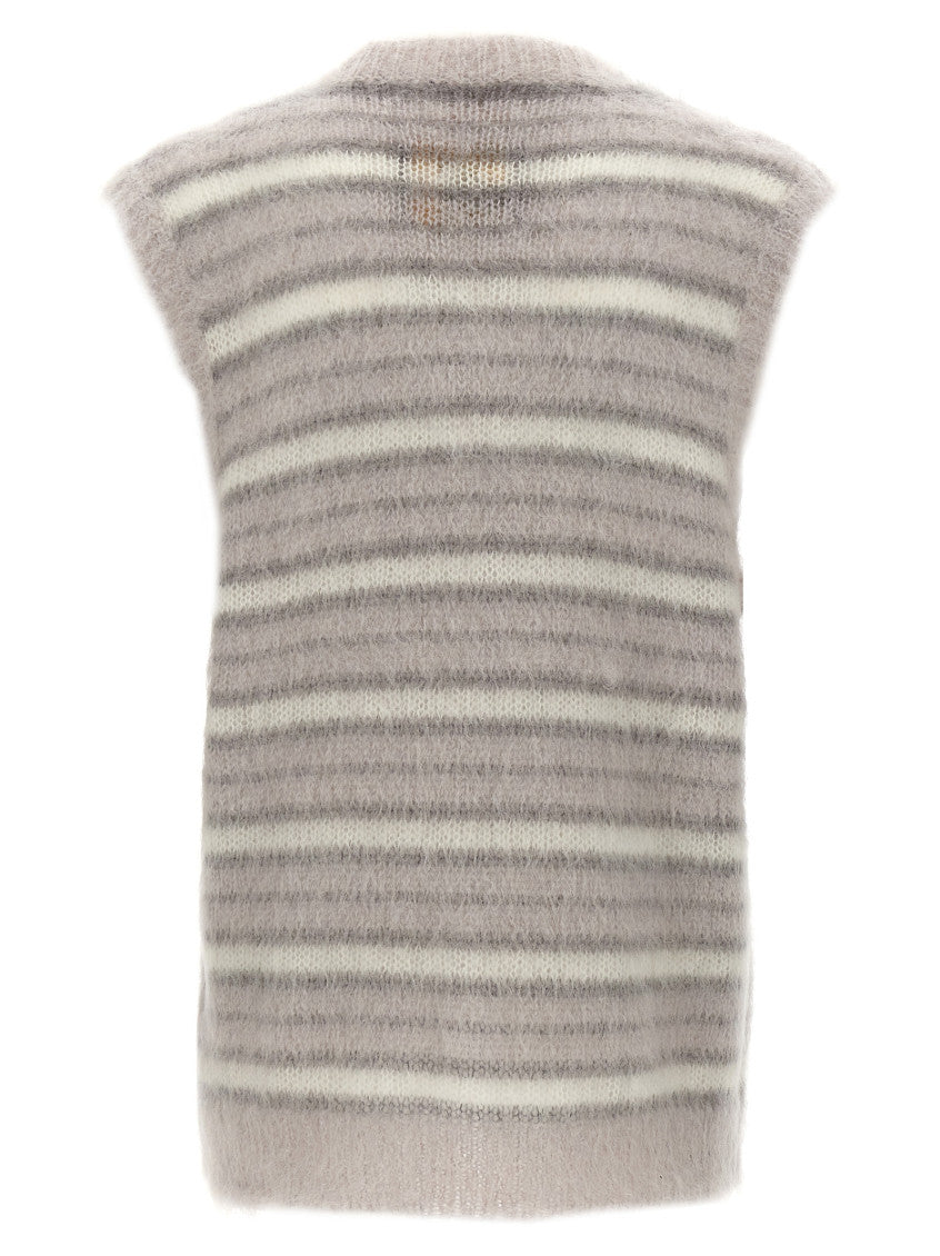 Grey V Neck Sweater 2
