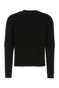 Black wool blend sweater 1