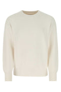 Ivory stretch cashmere blend sweater 1