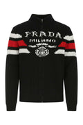 Black cashmere cardigan 1