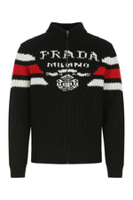 Black cashmere cardigan 1