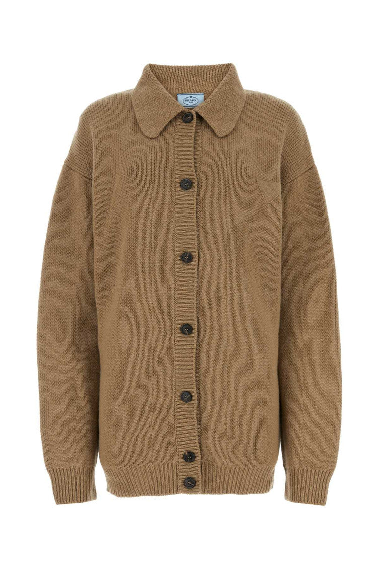 Biscuit cashmere cardigan  1