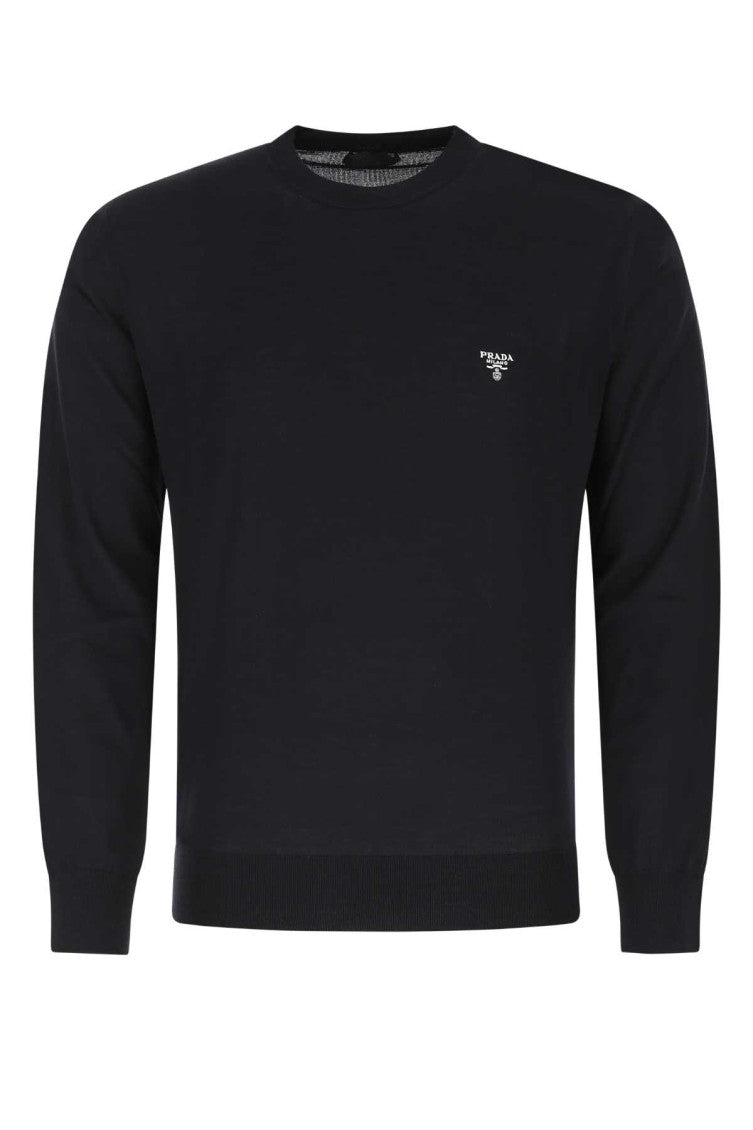 Midnight Blue Wool Sweater 1