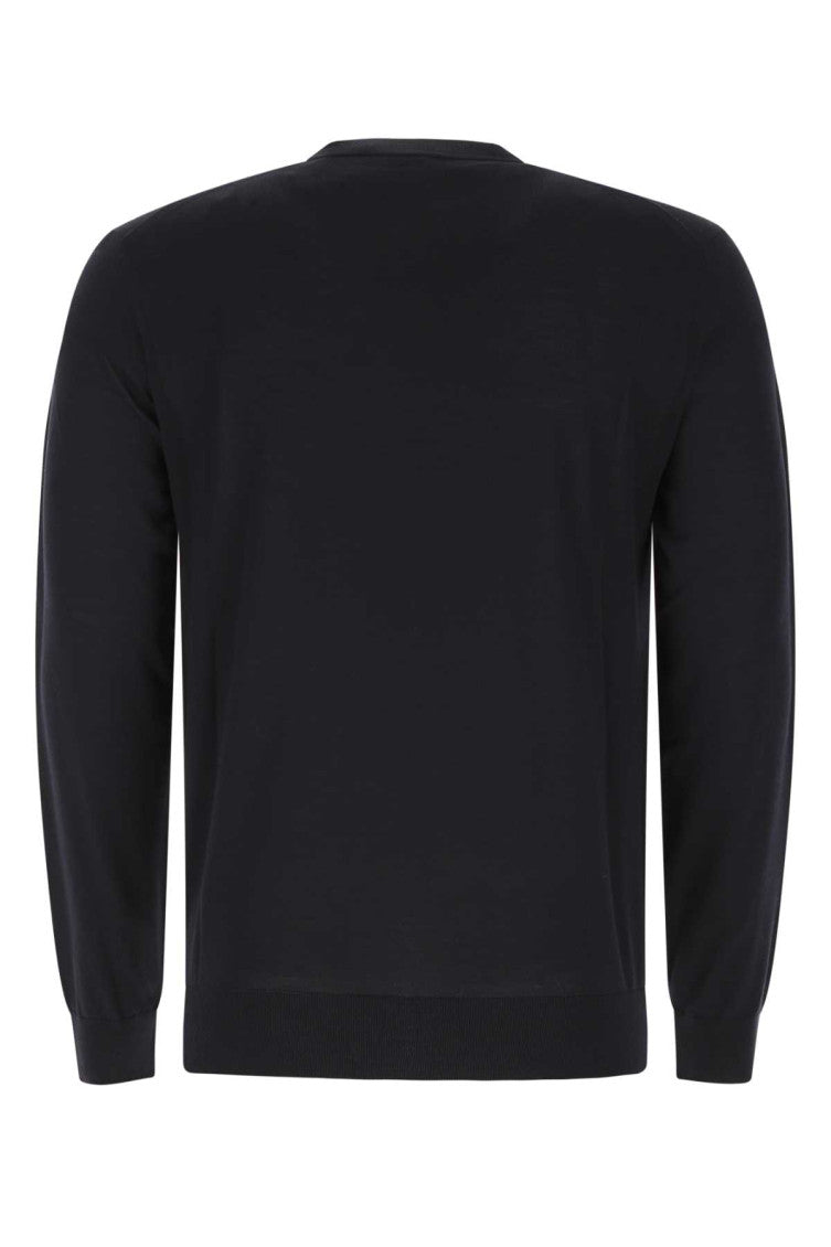 Midnight Blue Wool Sweater 2