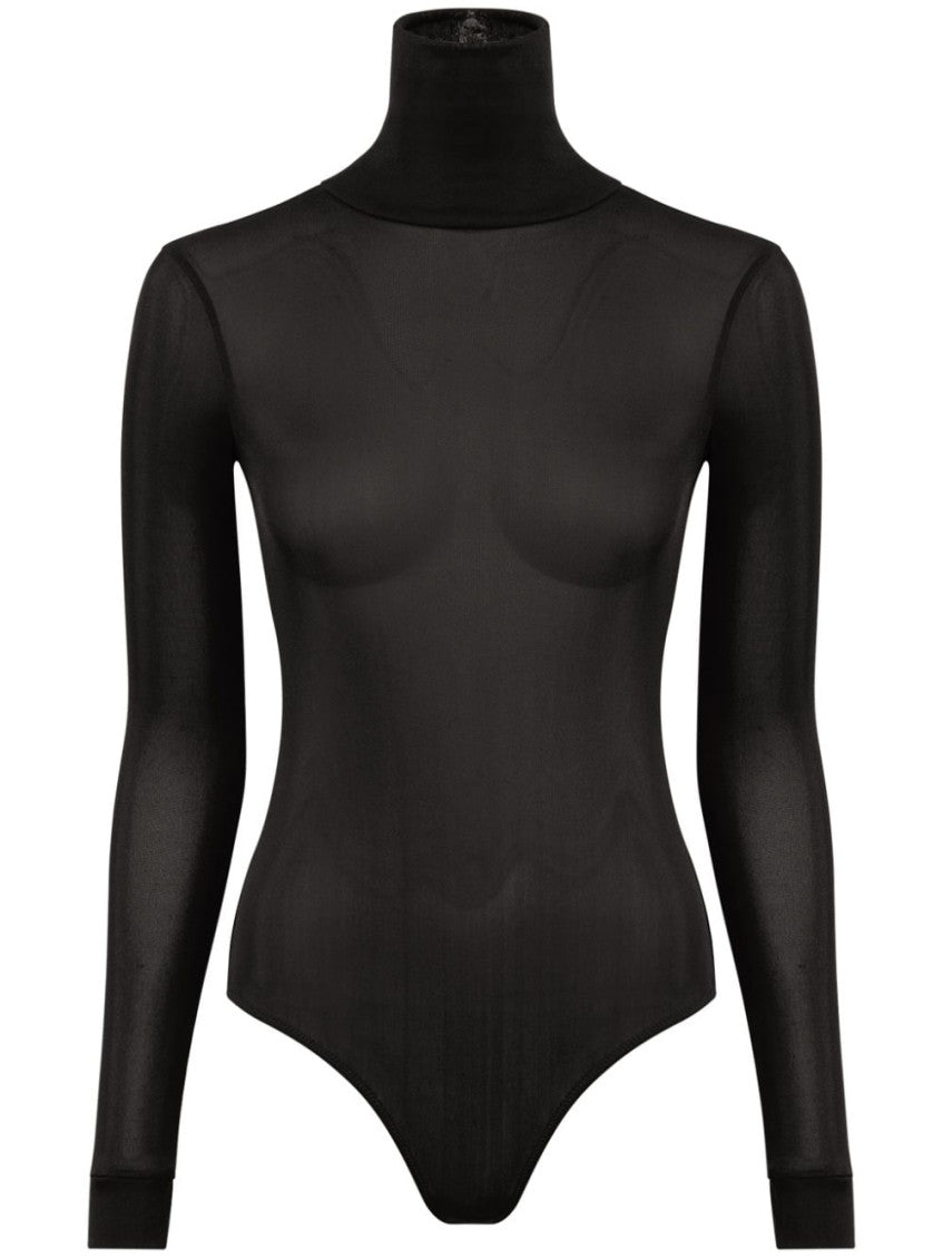 Black Turtle Neck Bodysuit 1