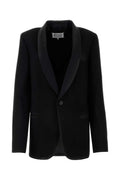 Black Sigle Breasted Blazer 1