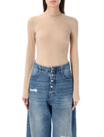 Natural Crewneck Bodysuit 1