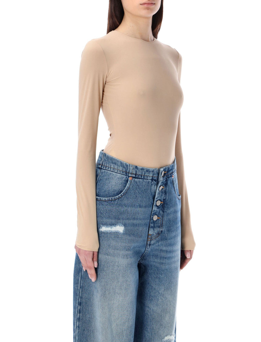 Natural Crewneck Bodysuit 2