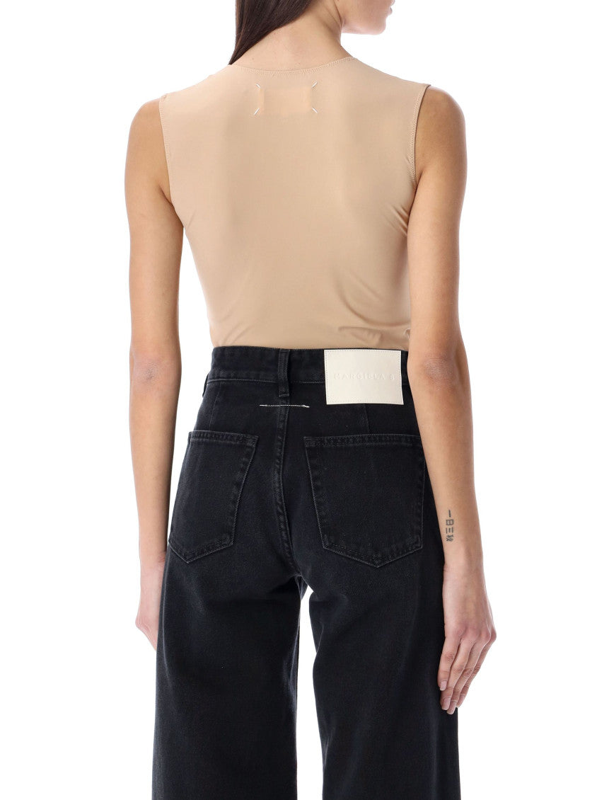 Natural Crewneck Bodysuit 3