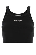Black Embroidered Logo Piquet Top 1