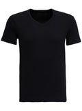Black V Neck T-Shirt 1