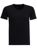 Black V Neck T-Shirt 1
