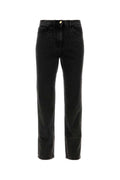 Black denim jeans 1