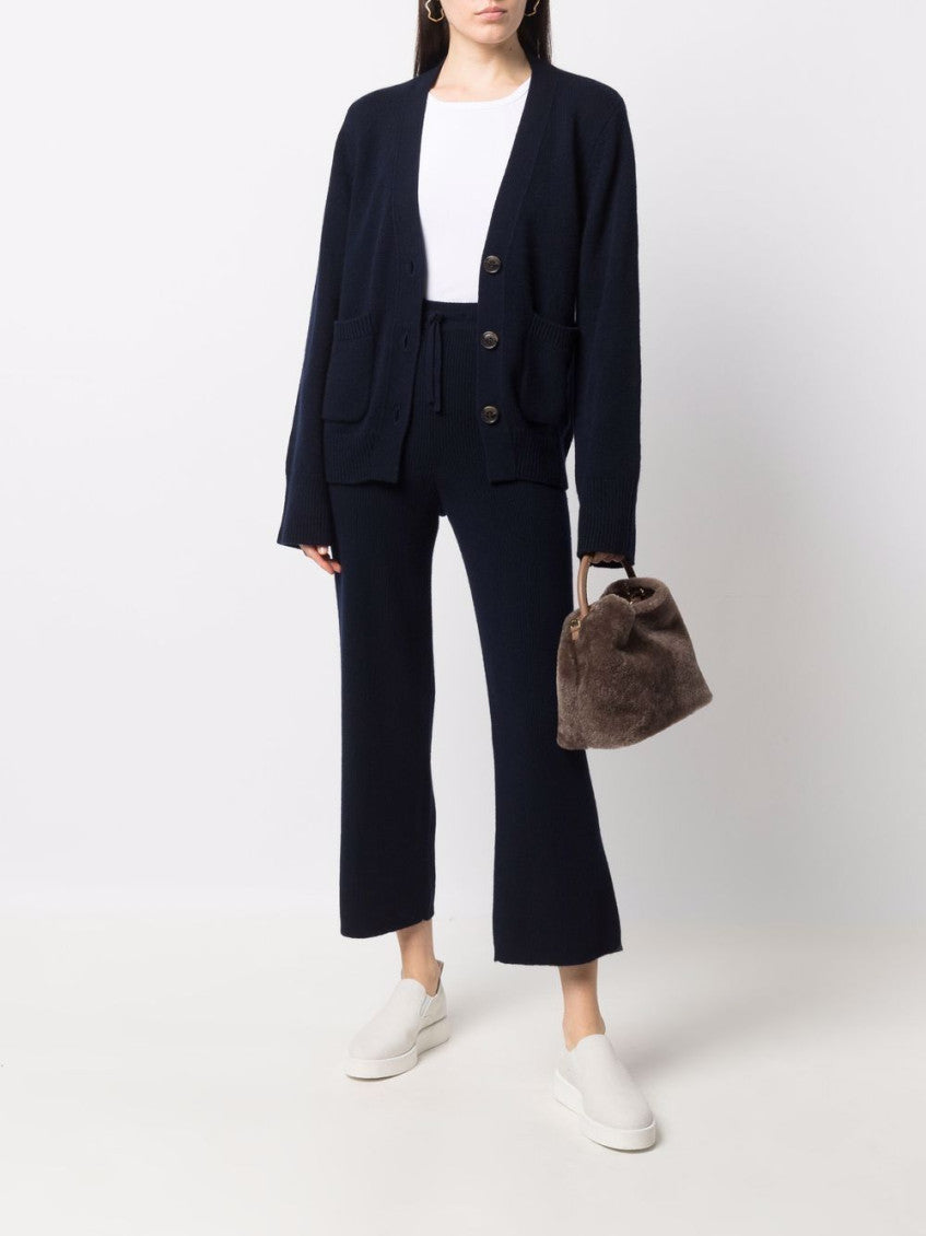 Navy Wool Cardigan 4