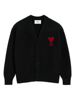 Black Logo Cardigan 1