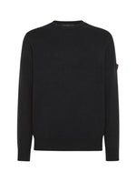 Navy Blue Crew Neck Sweater 1