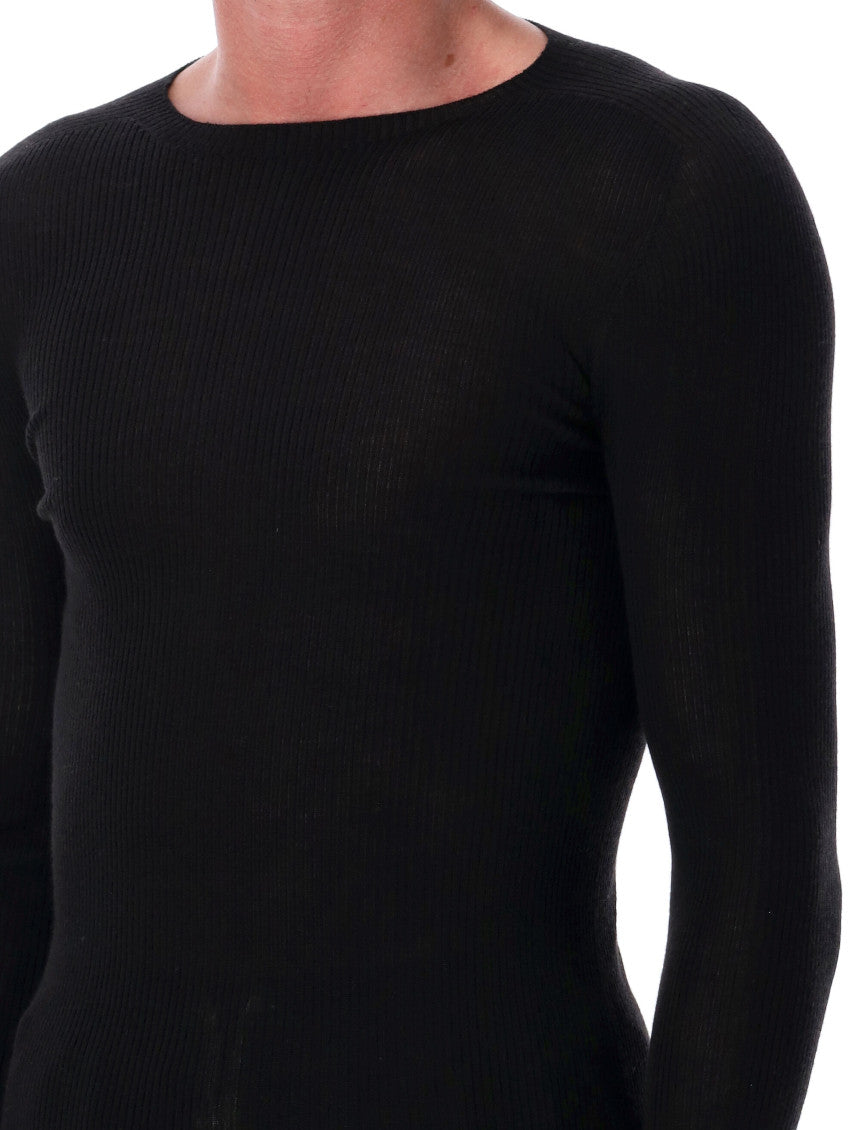 Black Ribbed Sweater 3