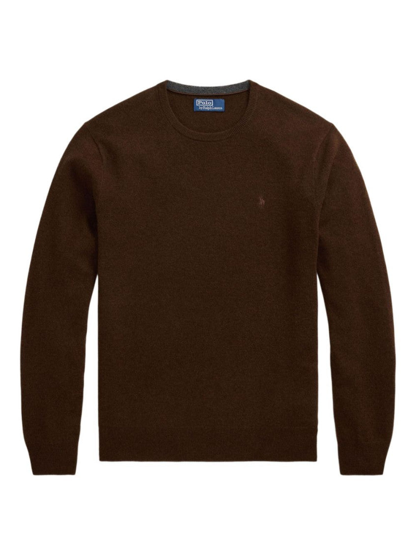 Brown Logo Sweater 1