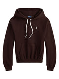 Brown  Logo Drawstring Hoodie 1