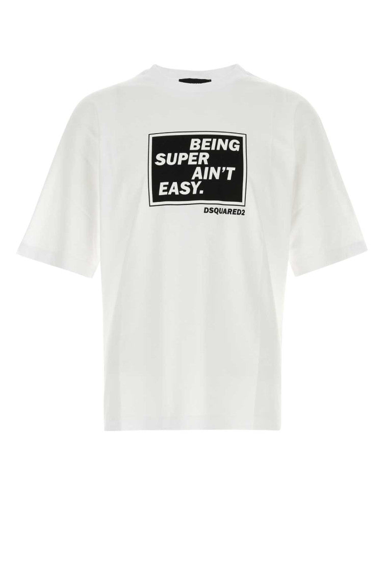 White Printed T-Shirt 1