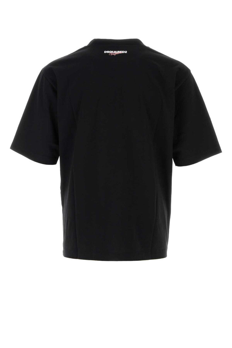 Black Cotton T-shirt 2